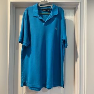 EUC XL Blue Chaps Polo